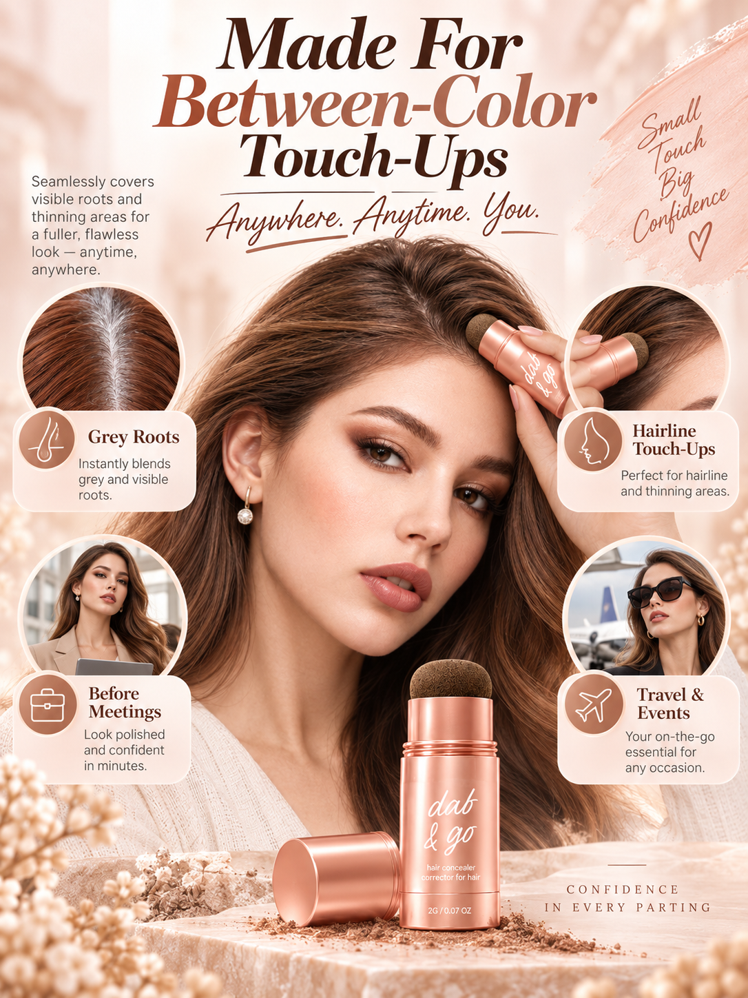 Hairline Shadow Powder Natural Root Touch-Up & Hairline Filler