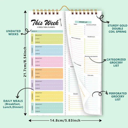 Weekly Meal Planner Simplify Family Meals & Grocery Planning