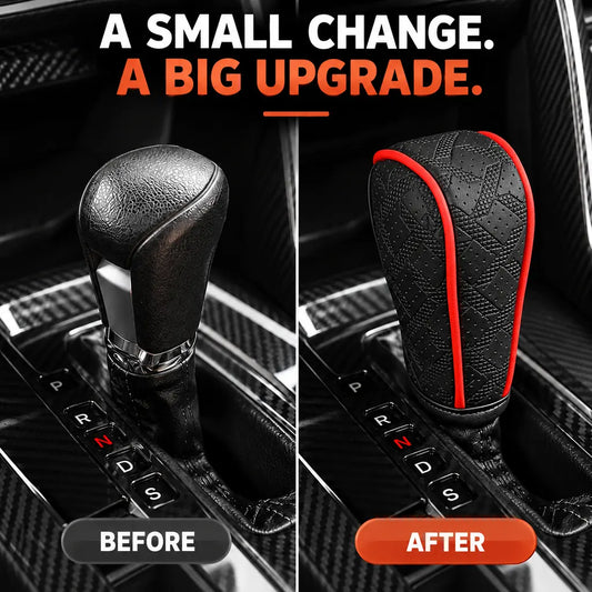 Sport Grip Leather Gear Shift Knob Cover