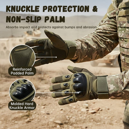 Touchscreen Tactical Gloves for Outdoor Protection