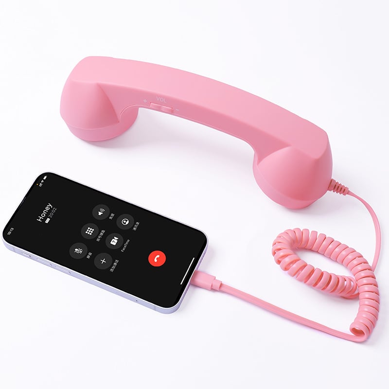 Retro Wired Telephone Handset for Smartphones | Vintage Style Phone Receiver