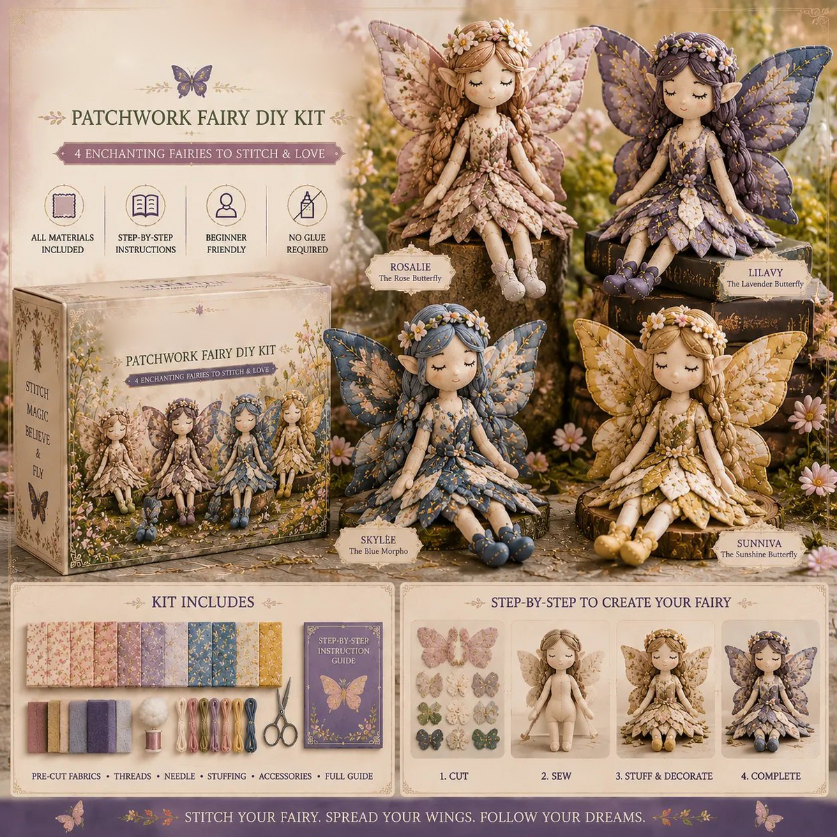 Fairy Patchwork DIY Collection