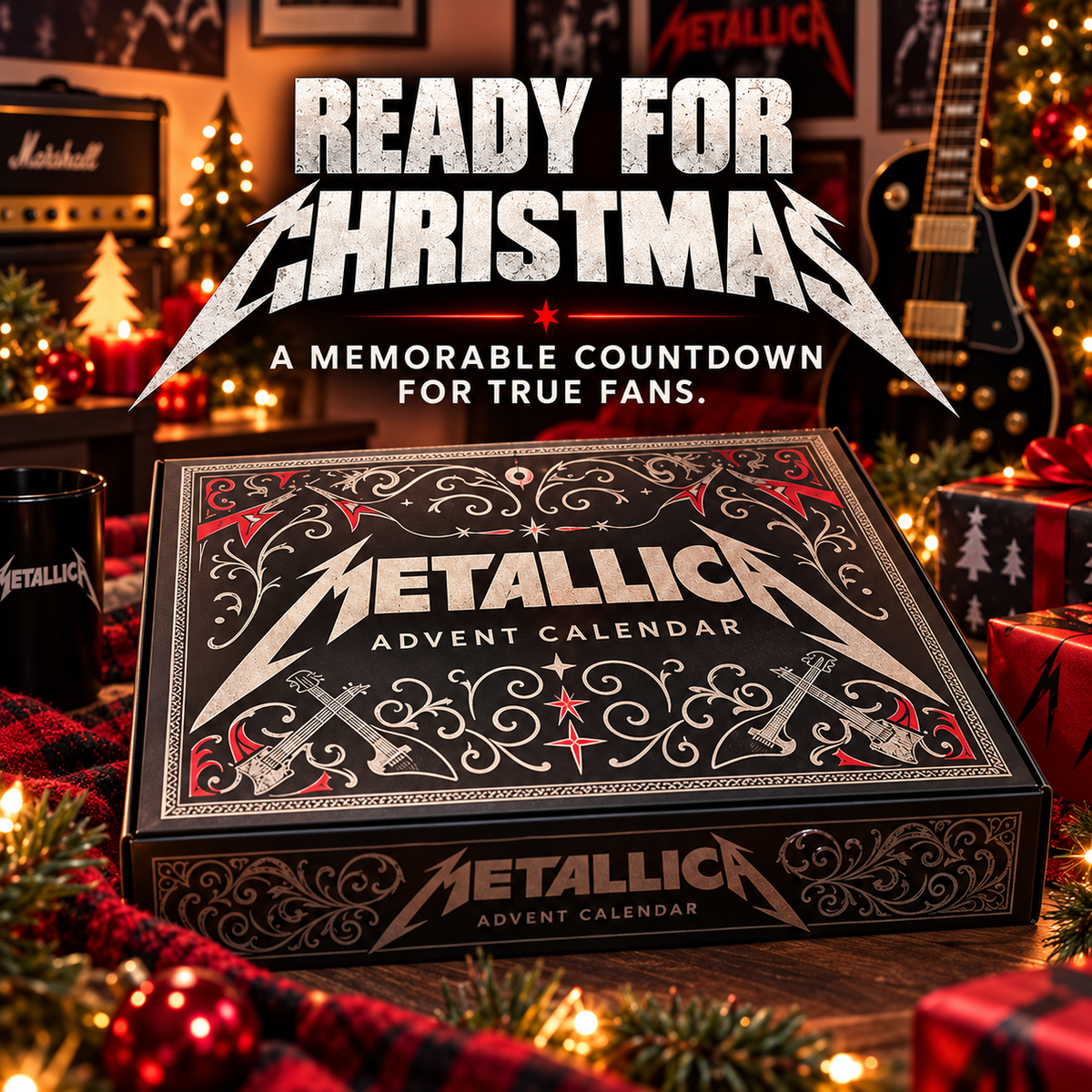 Metallica Advent Calendar 24-Day Rock Christmas Countdown