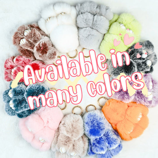 Easter Cute Bunny Plush Keychain - Iron Box Gift Option, Easter Sweet Surprise