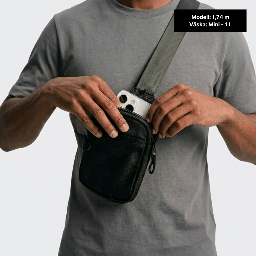 Travel Sling Bag Discreet Secure Sling Pack Keeps Valuables Safe