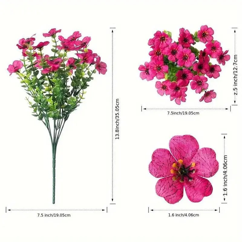 UV Resistant Colorful Artificial Flower