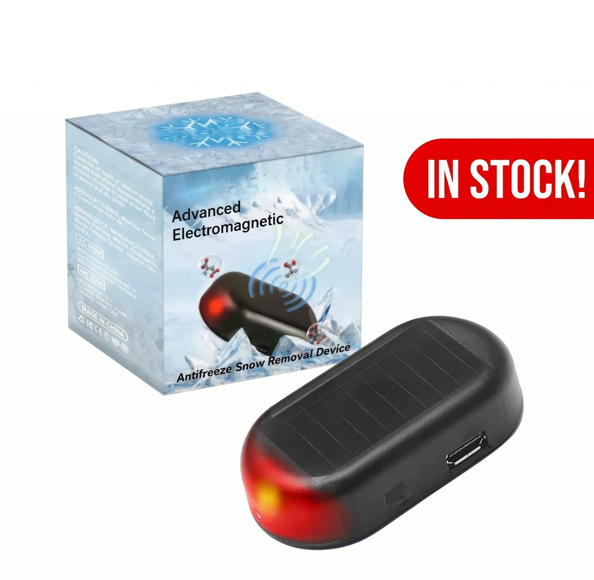 Electromagnetic Snow Removal & Anti-Freeze Device for Vehicles Molecular Interference Technology