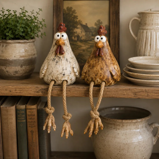 Whimsical Farmhouse Flock Figurines Charming Animal Pairs for Cozy Country Homes