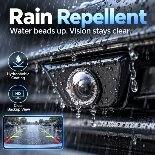 Anti-Rain & Scratch Car Camera Film (4-Pack)