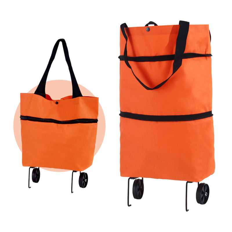 π Foldable Grocery Cart Bag β The Rolling Shopping Bag That Saves Your Back