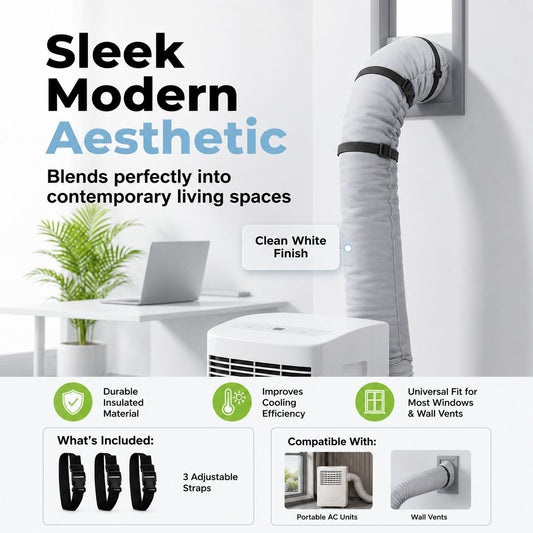 2026! AC Pipe Insulation Cover reusable. Protects pipes & adds a clean look. Easy to install. A simple home upgrade!