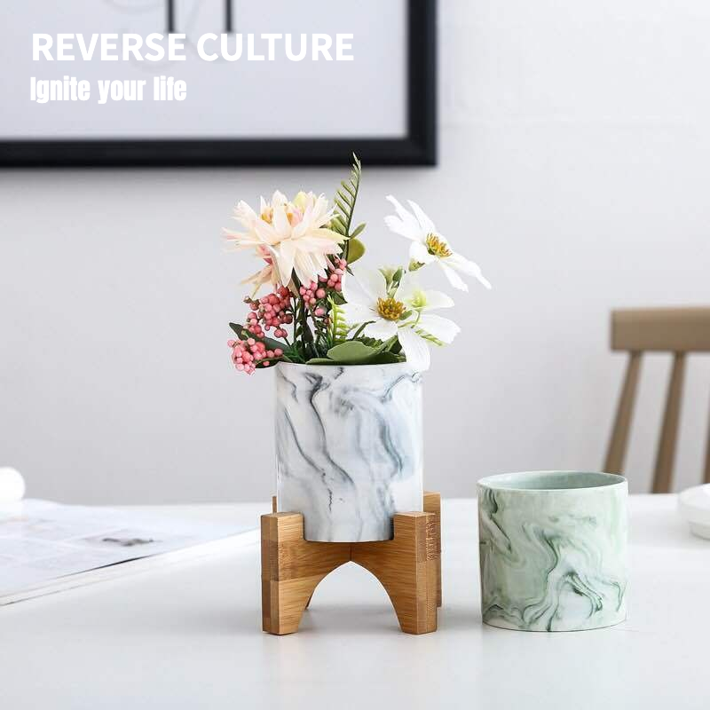Marble Ceramic Soy Candle