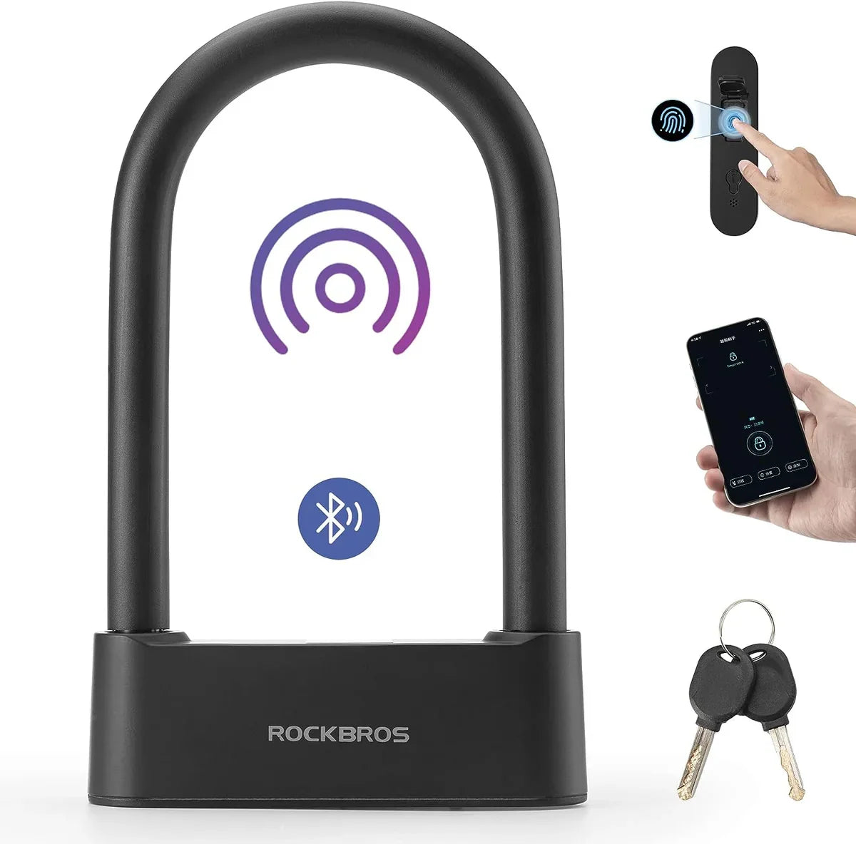 Secure Smart NFC Bicycle U-Lock Keyless & Ultra Convenient