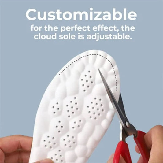 4D Cloud Cushion Insoles Reduce Foot Pressure, Support Knees & Walk In Comfort