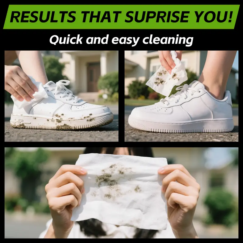 Sneaker Cleaner Kit Foam Shoe Cleaner with Brush, Towel & Wipes