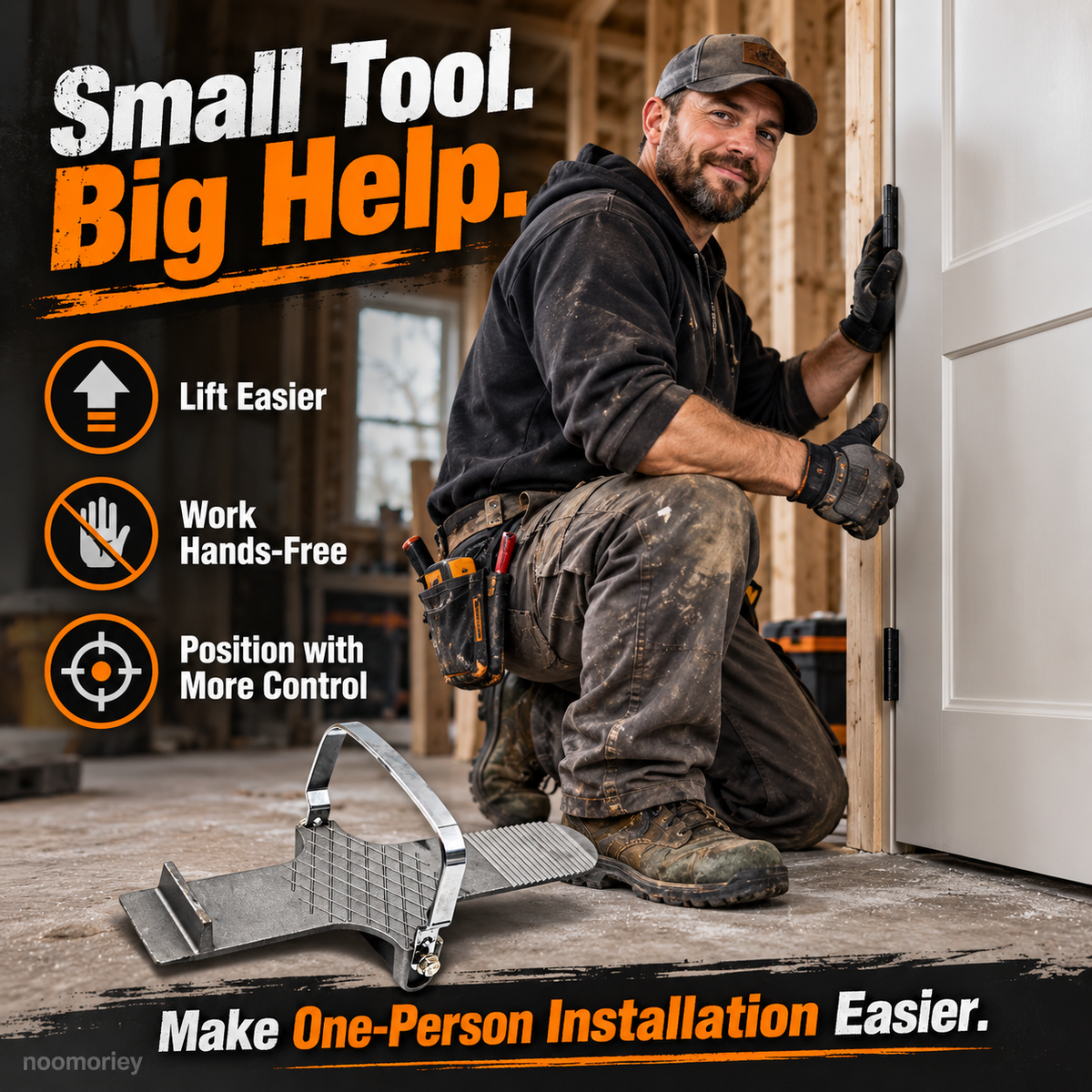 StepLift Panel Lifter Foot-Powered Installation Tool