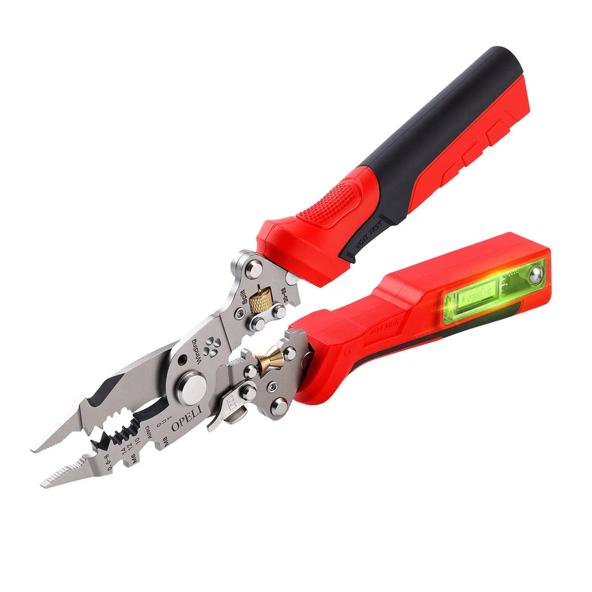 16-in-1 Electrical Pliers with Voltage Tester - Heavy-Duty Wire Stripper for Pros & DIYers!