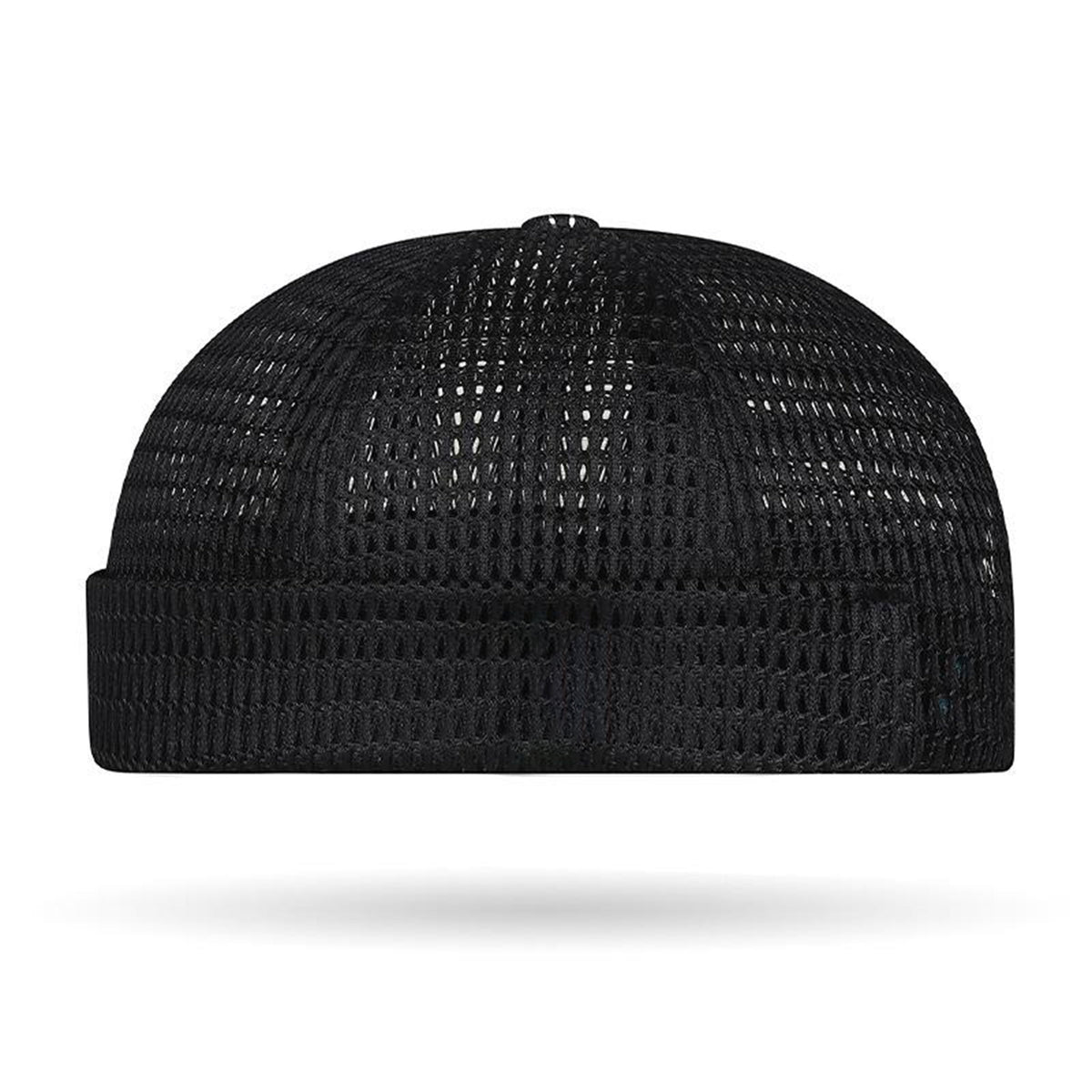 Men s Breathable Brimless Docker Hat Lightweight Mesh Skull Cap for Summer Outdoor Wear