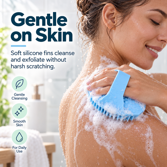 Ditch the Soggy Loofah 3-Pack Silicone Scrubber Set