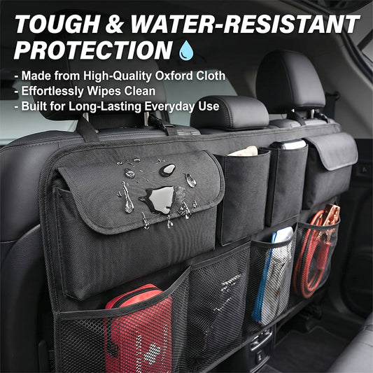 Car Trunk Organizer Hanging Storage with 8 Pockets for SUVs & Trucks
