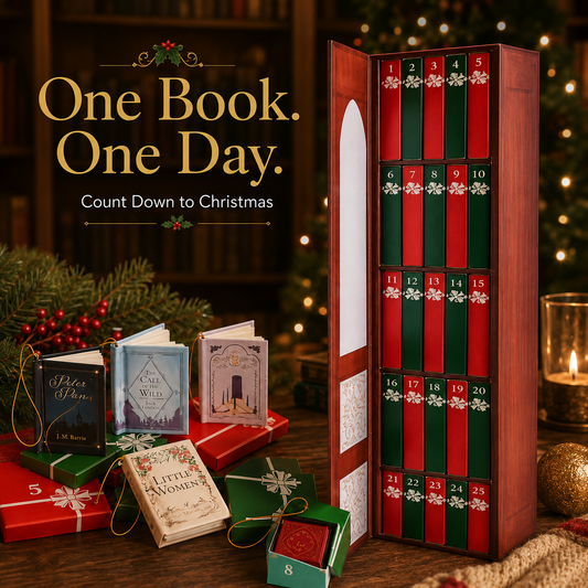 25 Days of Mini Book Magic Christmas Advent Calendar Tree Ornaments
