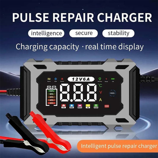 12V/24V Smart Battery Charger, Maintainer & Trickle Charger
