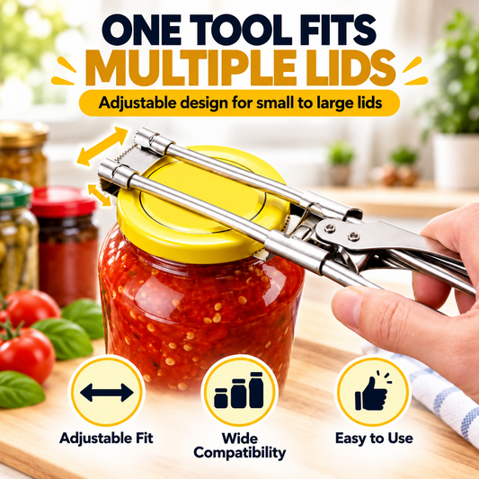 Adjustable Stainless Steel Can Opener