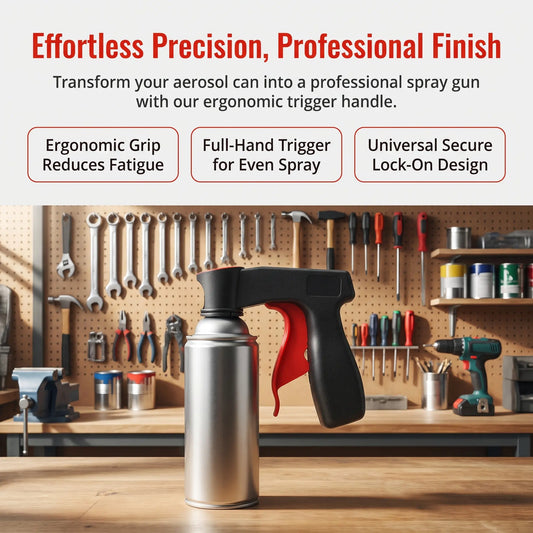 Universal Ergonomic Spray Gun Handle for Car Refinishing & DIY Painting