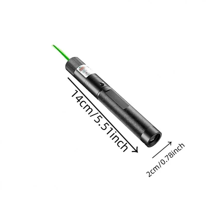 Red and green single-point laser light