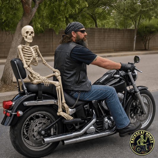 Backseat Bones-Skeleton passenger