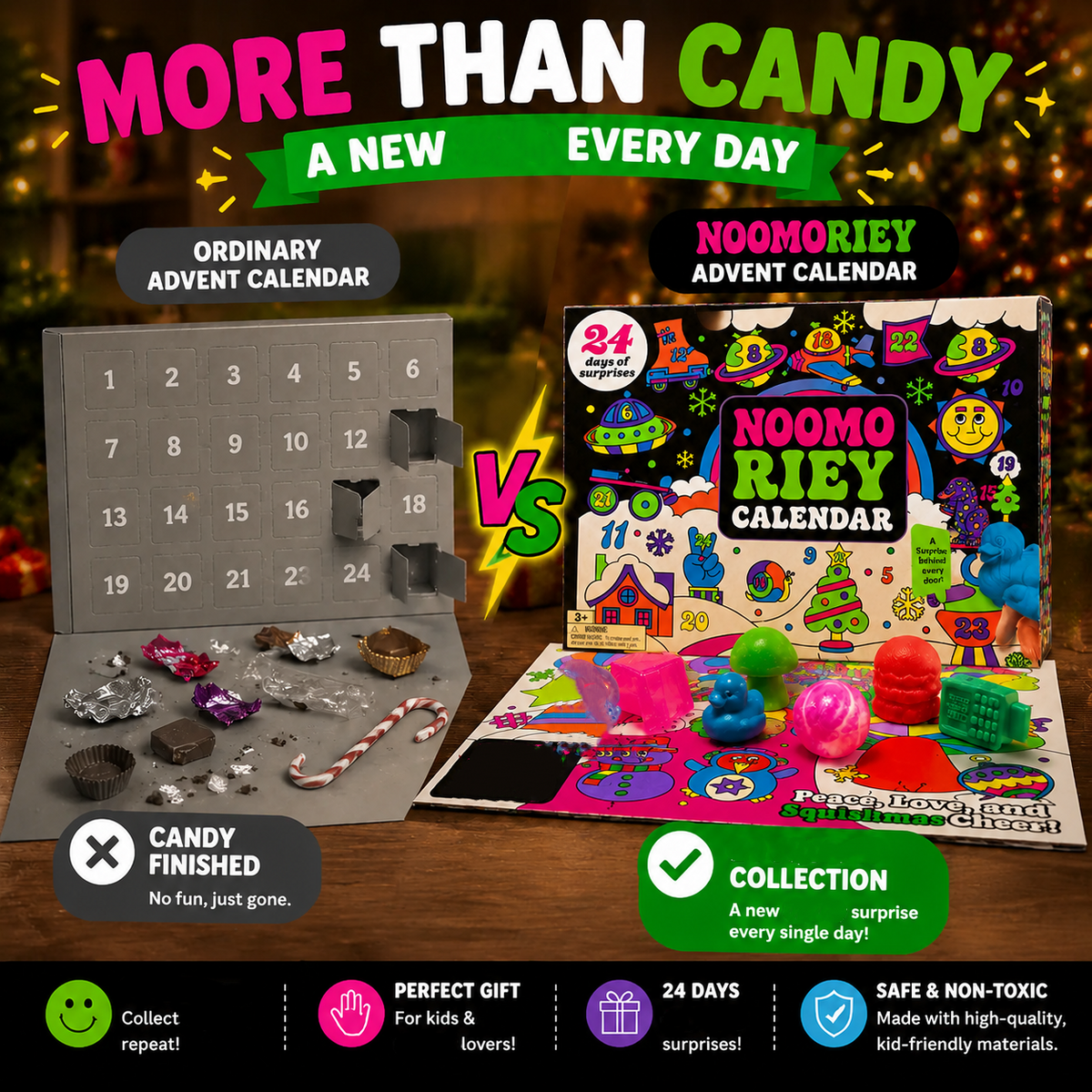 Christmas 24-Day Advent Calendar A Surprise Every Day!