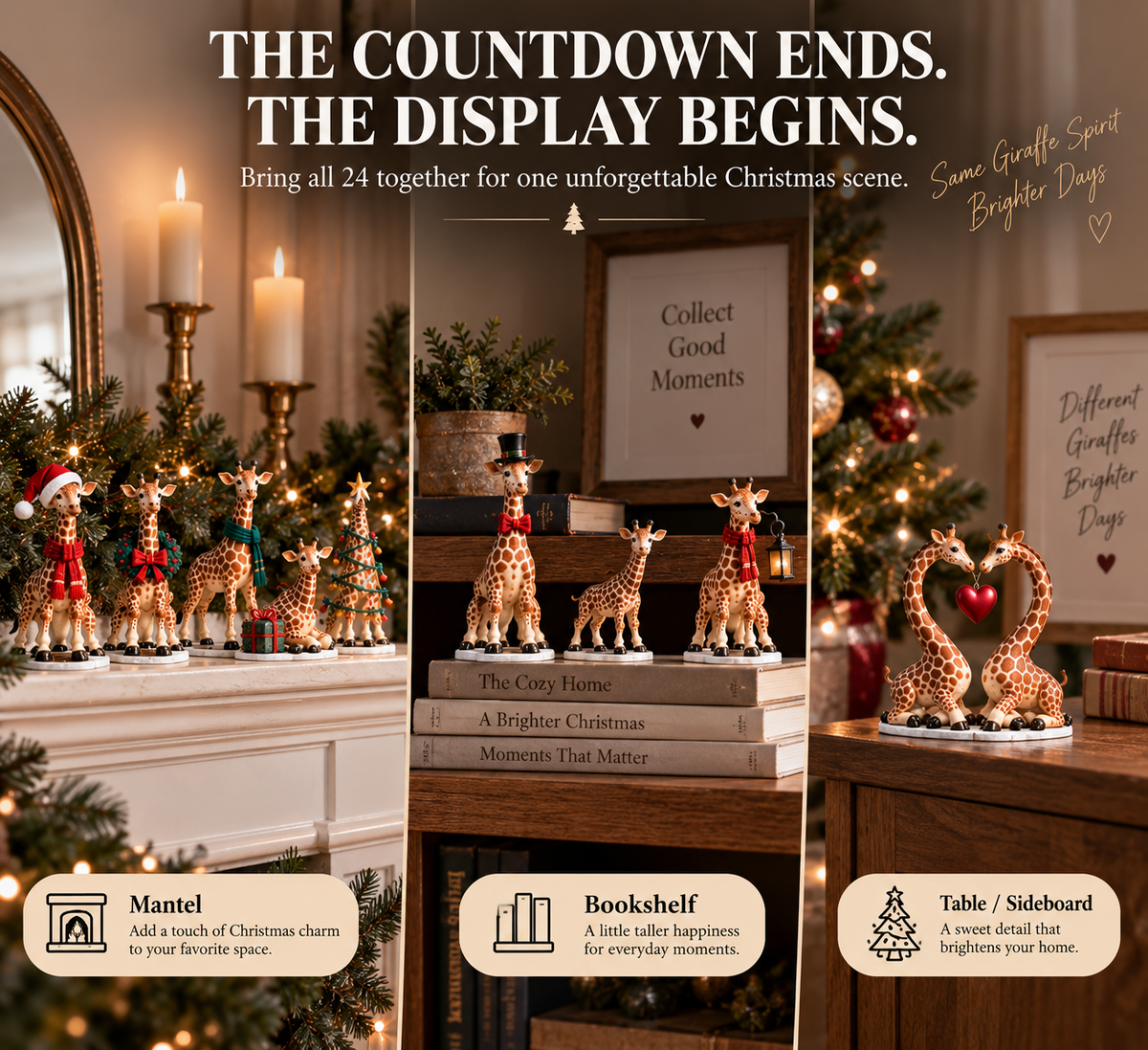 24 Days of Giraffe Christmas 24 Unique Holiday Characters