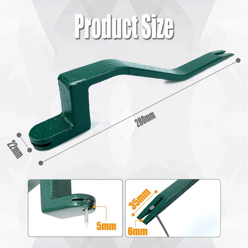 2-in-1 Roofing Repair Tool Roofing Snake Shingle Remover Tool