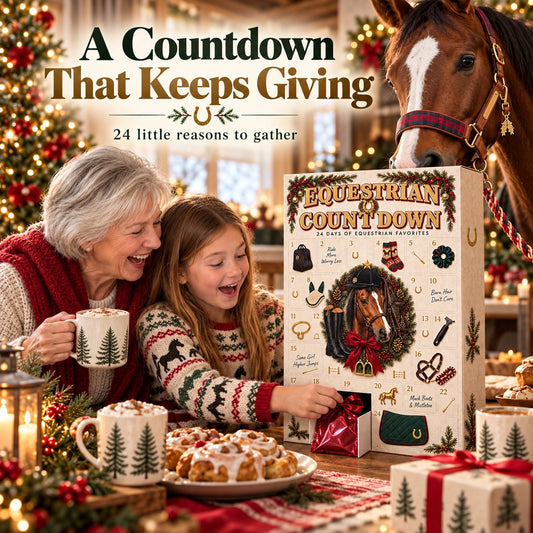 Equestrian Countdown Calendar Real Tack Behind Every Door, From Christmas Eve to Christmas Morning