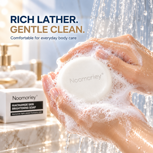 Niacinamide Brightening Soap Bar Gentle Body Cleanser for Smooth, Radiant Skin