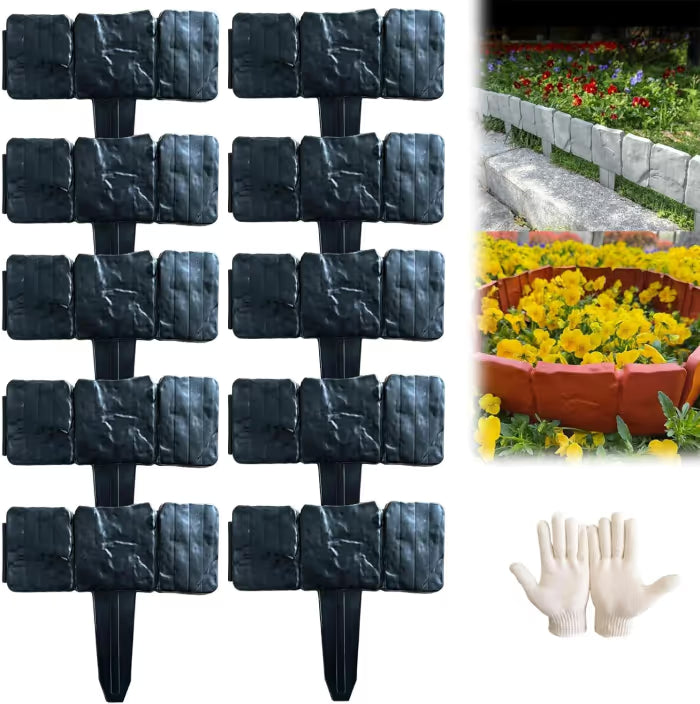 2026! Faux Stone Garden Edging Border!