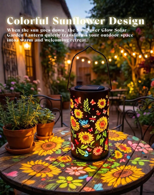 2026 Mother's Day Gifts -Glowing Colorful Sunflower Solar Garden Lantern