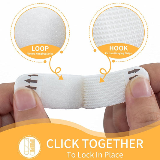 Damage-Free Sticky Picture Hanging Strips