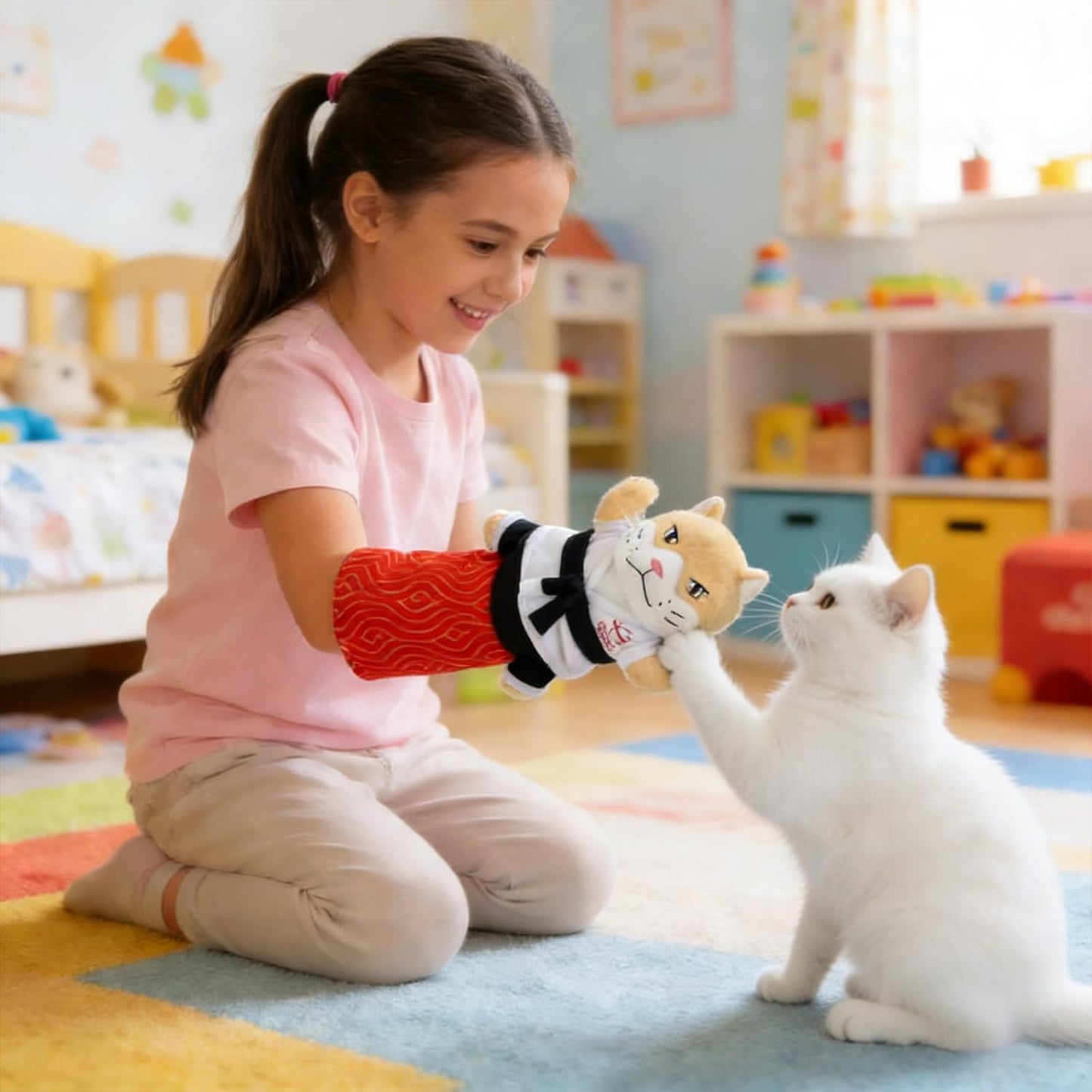 Interactive Cat Wrestler Puppet