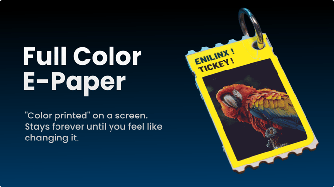 Customizable E-Paper Screen