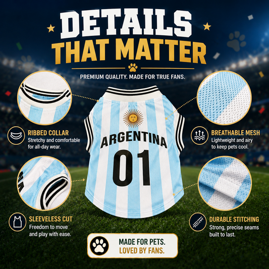 2026 North America Football Fan Pet Jersey