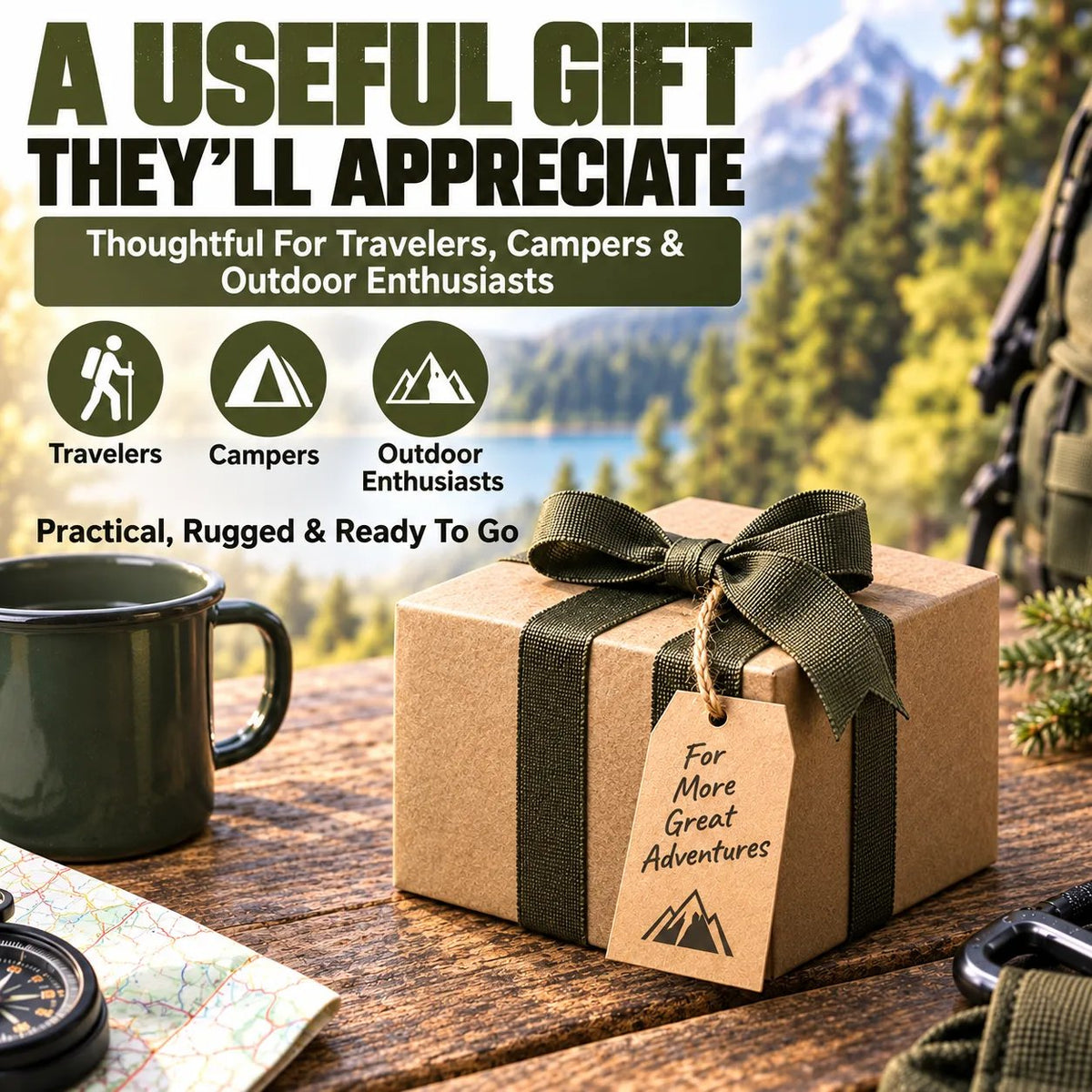 Tactical Travel Container Compact EDC Storage Capsule