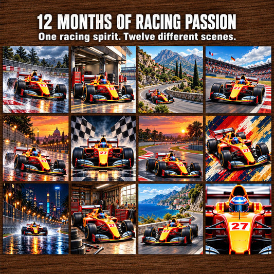 For the Love of Racing 2027 Racing Wall Calendar