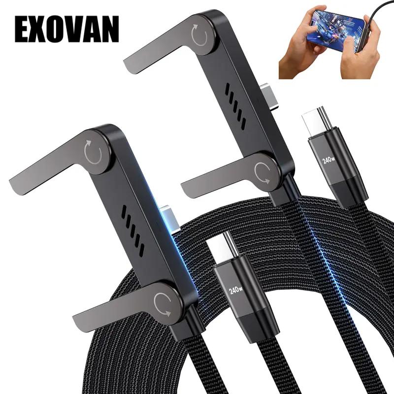 Invisible Holder Charger Cable with Stand, super fast charging 2-in-1 Fast Charging Cord & Phone Stand for Gaming