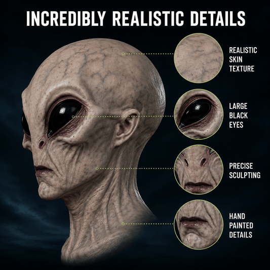 Lifelike Alien Silicone Mask