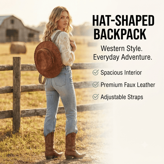Cowgirl Hat Backpack | Carry Your Style Everywhere