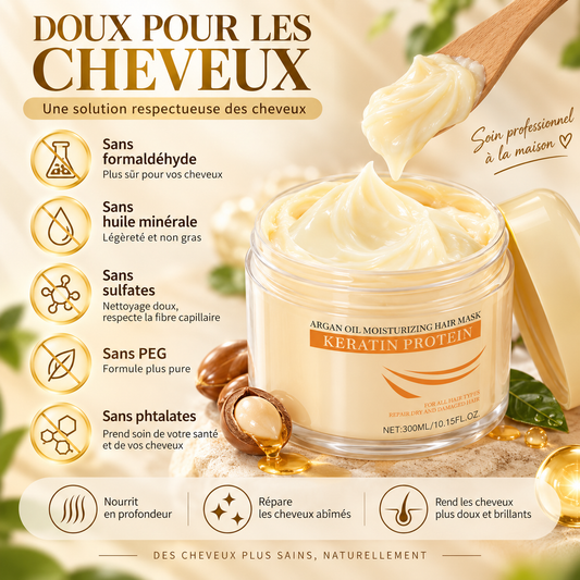 Keratin Hair Mask Deep Repair, Smoothness & Shine