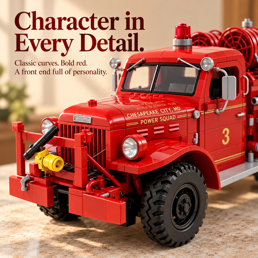 1940s Heritage Fire Engine Building Set Collector Edition