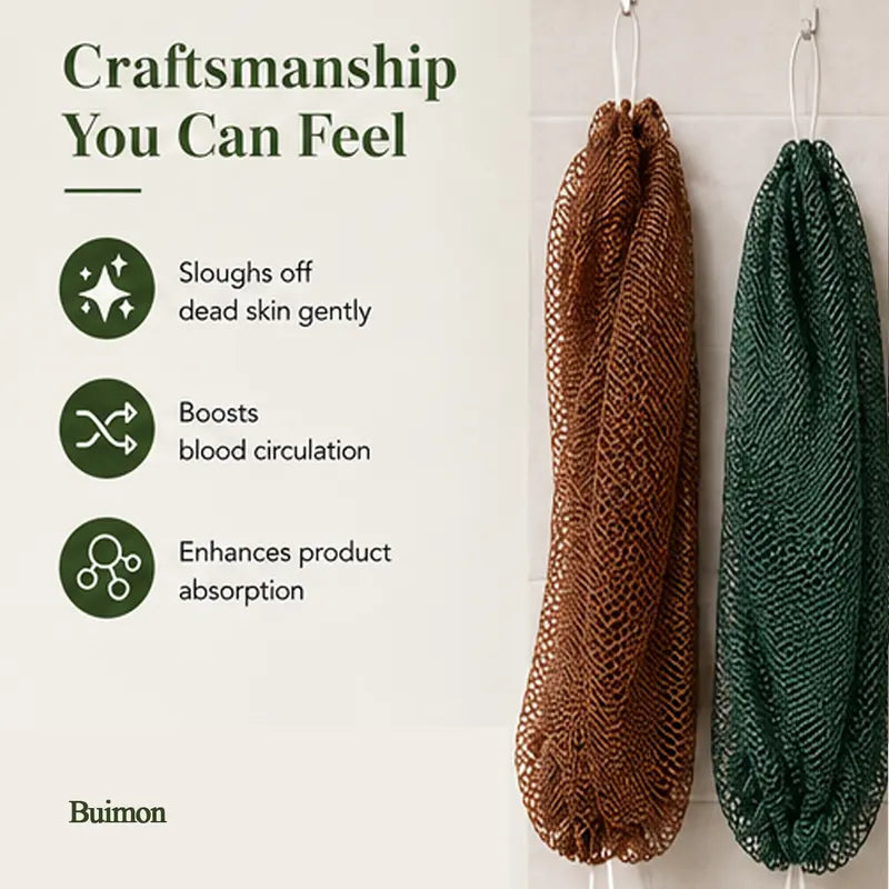 4 - PACK African exfoliating net Sponge