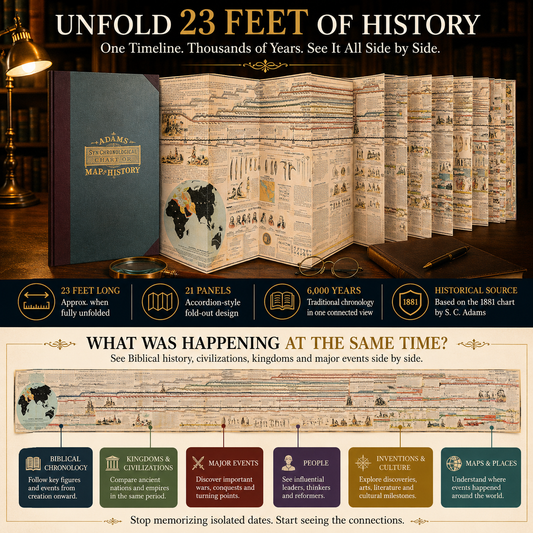 6,000 Years of Biblical & World History in One 23-Foot Timeline